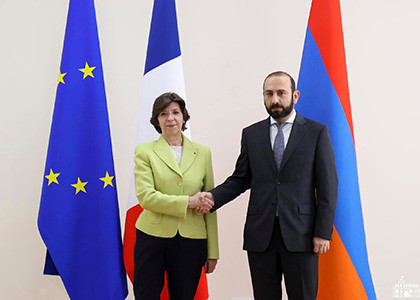 Catherine Colonna to separately meet with Armenia PM, FM