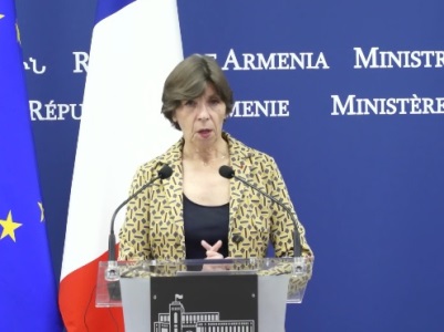 Catherine Colonna: France's humanitarian aid to Armenia has reached €12.5 million