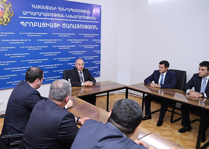 Լևոն Բալյանը Պրոբացիայի ծառայության աշխատակազմին է ներկայացրել ծառայության նորանշանակ տեղակալներին
