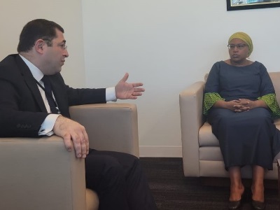 Mher Margaryan meets UN Secretary General's Special Adviser on Genocide Prevention, discusses situation in Karabakh