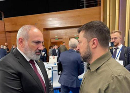 Пашинян и президент Украины Зеленский провели краткую встречу