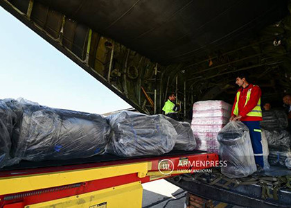 Romania sends two planes of humanitarian aid to Armenia