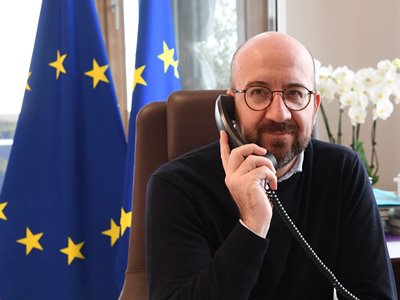 Шарль Мишель обсудил по телефону с Алиевым нормализацию отношений с Арменией