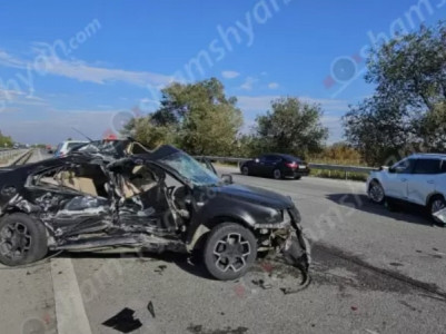 Крупное ДТП в Араратской области: Пострадали пять человек