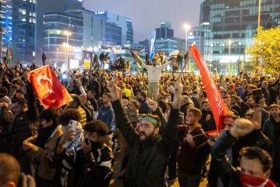 Arab world protests after Gaza hospital attack
