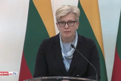 Lithuania premier hopes Armenia, Azerbaijan will respect each other's territorial integrity