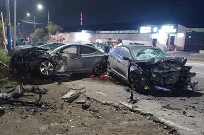 В Ереване столкнулись автомобили марки «Hyundai»: состояние пострадавшего стабильно тяжелое