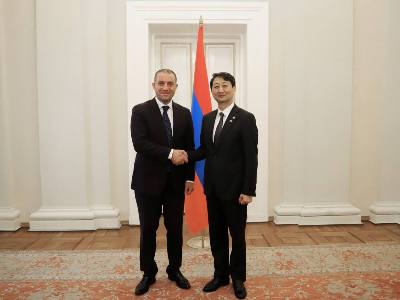 Քերոբյանն իր կորեացի գործընկերոջ հետ քննարկել է հայ-կորեական համագործակցության առավել հեռանկարային ուղղությունները