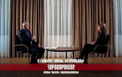 Интервью Самвела Шахраманяна Общественному телевидению Арцаха
