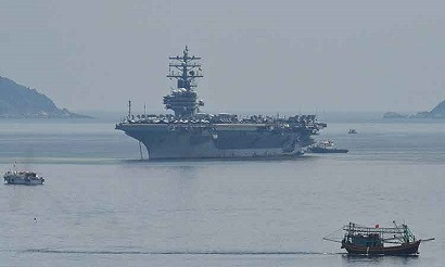 US Eisenhower aircraft carrier enters Mediterranean Sea