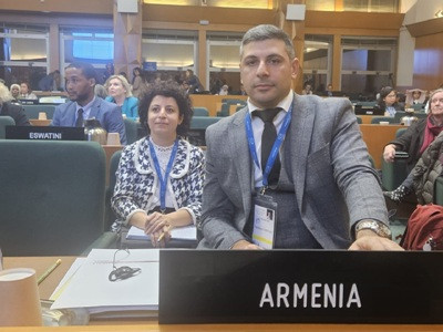 Karabakh Armenian historical, cultural monuments’ preservation issues presented at ICCROM General Assembly meeting