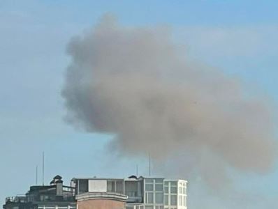 Explosions heard in Kyiv this morning