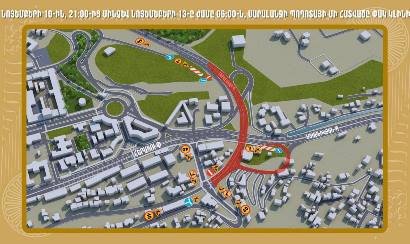 Դեֆորմացիոն կարերի վերանորոգման աշխատանքներով պայմանավորված՝ Սարալանջի պողոտայի մի հատվածը փակ կլինի