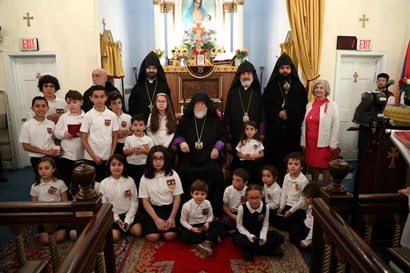 Ն.Ս.Օ.Տ.Տ. Արամ Ա կաթողիկոսը երիտասարդության հետ հանդիպում ունեցավ Վաշինգթոնում