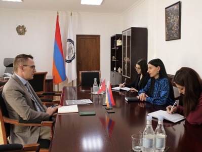 Armenia ombudsperson, Switzerland envoy reflect on protection of rights of persons displaced from Karabakh