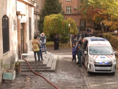 Yerevan State University explosion, fire occur in compressor room next to chemical materials’ storage room
