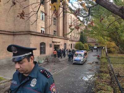 Spokesperson: Burned room at Yerevan State University has nothing to do with any chemical substances