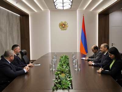 Armenia official, OSCE PA Ukraine delegation head confer about regional security