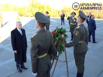Президент Ирака почтил память жертв Геноцида армян