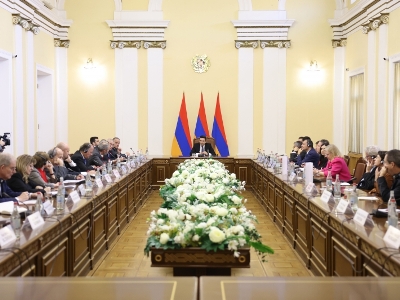 Председатель НС принял аккредитованных в Армении послов-резидентов и нерезидентов ЕС