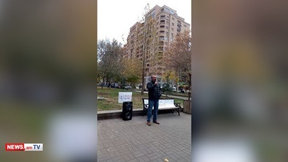 Следующий удар будет нанесен по Армении: акция инициативы «Занг» в сквере Маштоца