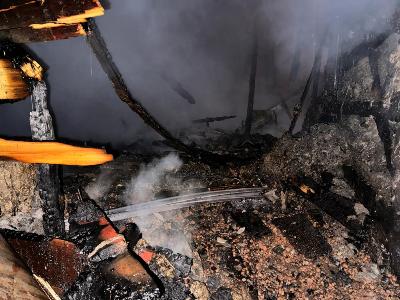 В пожаре в селе Гагарин сгорел 53-летний мужчина
