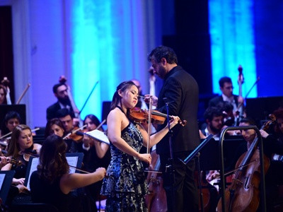 Aram Khachaturian Violin Concerto performed by US violinist Stella Chen in Yerevan