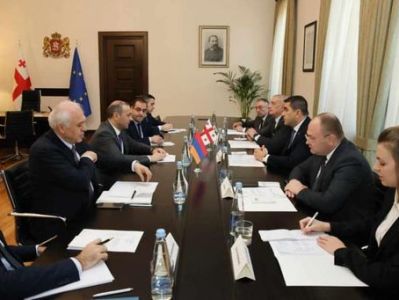 Armenia, Georgia security councils’ chiefs discuss regional security, stability (PHOTOS)