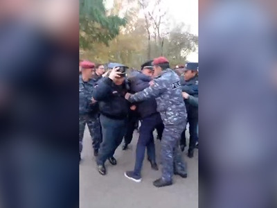 Полиция подвергла приводу 13 участников акции движения «Занг»