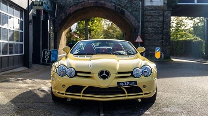 Sole yellow Mercedes-Benz SLR McLaren Roadster up for sale