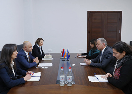 Գեղամ Գևորգյանն ու ԵՄ դեսպանը քննարկել են նոր մեկնարկող տեխնիկական աջակցության ծրագիրը