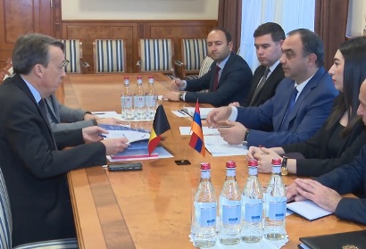 ՆԳ նախարար Վահե Ղազարյանը Բելգիայի դեսպանի հետ քննարկել է «Խաղաղության խաչմերուկը»