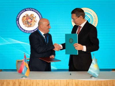 Центральные избирательные комиссии Армении и Казахстана подписали меморандум о взаимопонимании