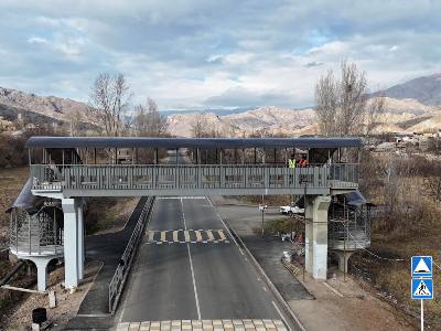 Գետափ բնակավայրի դպրոցի մոտ կառուցվել է հետիոտնային վերգետնյա անցում