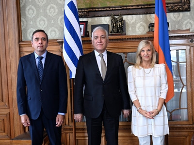 Ինչպես Ուրուգվայի, այնպես էլ ՀՀ համար, ժողովրդավարությունը բարձրագույն արժեք է. Խաչատուրյանը՝ Ուրուգվայի փոխնախագահին