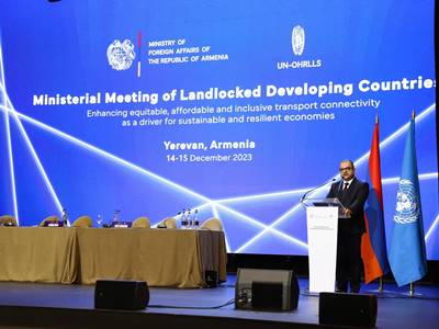 Դեպի ծով ելք չունեցող զարգացող երկրների նախարարական հանդիպման աշխատանքներն ավարտվեցին. Հայտարարություն ընդունվեց