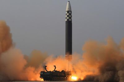 North Korea test fires long-range ballistic missile that could hit US