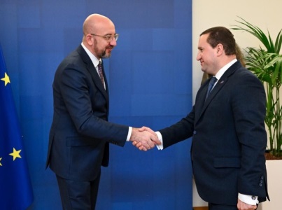Envoy meets with European Council president, reaffirms that Armenia wants lasting peace
