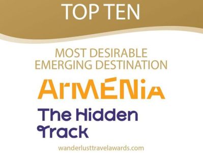 Armenia included in top 10 most desirable emerging destinations