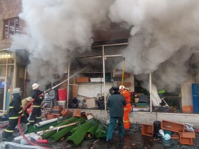 Fire breaks out in Yerevan household items’ store, Iranian in critical condition (PHOTOS)