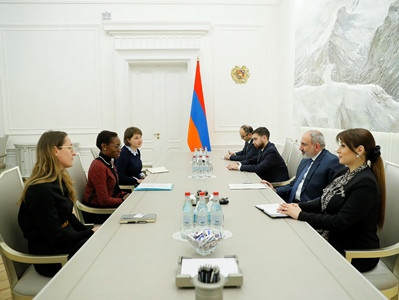 Armenia premier, International Crisis Group president discuss possibilities of establishing lasting peace