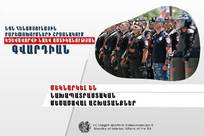 Власти Армении создают новую полицейскую структуру