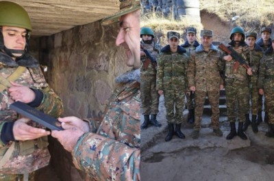 Several servicemen awarded for conscientiously defending Armenia borders