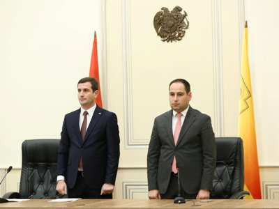 Տեղի ունեցավ Արմավիր համայնքի ղեկավար Վարշամ Սարգսյանի երդման հանդիսավոր արարողությունը