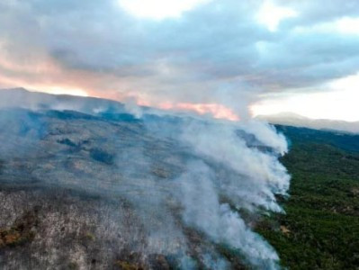 National park, which is on UNESCO World Heritage Site list, burning in Argentina