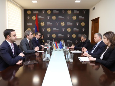 Գրիգոր Մինասյանը Վասիլիս Մարագոսի հետ քննարկել է արդարադատության ոլորտի բարեփոխումները ու ԵՄ աջակցությամբ ծրագրերը