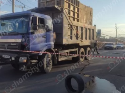Երևանում ռուսական համարանիշներով բեռնատարը բախվել է գազատար խողովակներին, կոտրել մի քանիսը. սկսվել է գազի արտահոսք