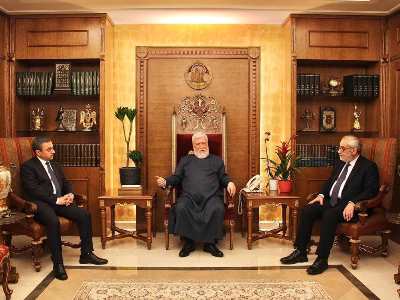 Իշխան Սաղաթելյանը Արամ Ա-ի հետ քննարկել է Հայաստանի շուրջ ստեղծված խնդիրները