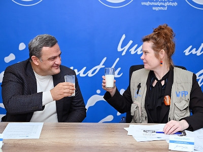 33% of students embrace milk consumption thanks to ‘Milk to Schools’ project: UN WFP, Yeremyan Projects recap project