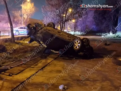 Головокружительное ДТП в Ереване: Пострадали четверо 17-летних парней
